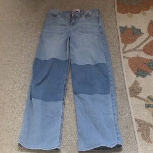 Abercrombie Kids High rise wide leg Jeans Size 13/14